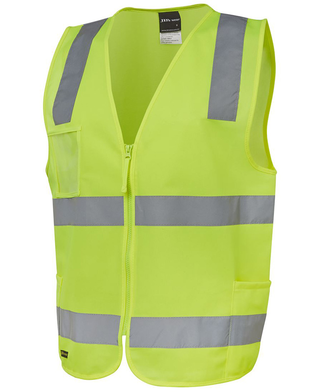 Download JB Hi Vis (D+N) Zip Safety Vest - Hiviswear Australia