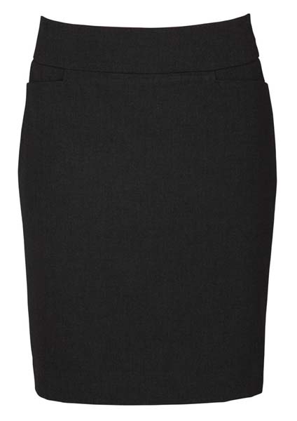 black straight skirt
