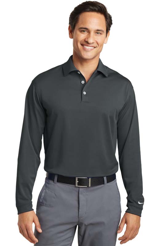 nike dri fit long sleeve polo shirts