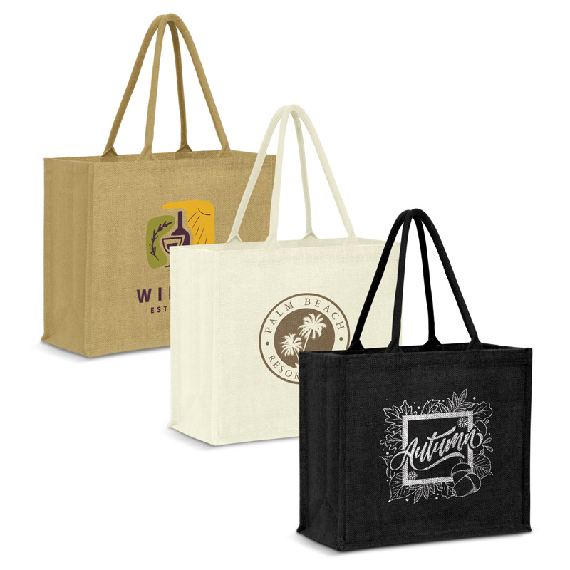 Download Modena Jute Tote Bag Promotional Bags PSD Mockup Templates