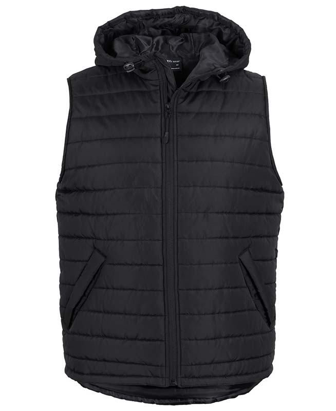 Hooded Puffer Vest - Novel Tees