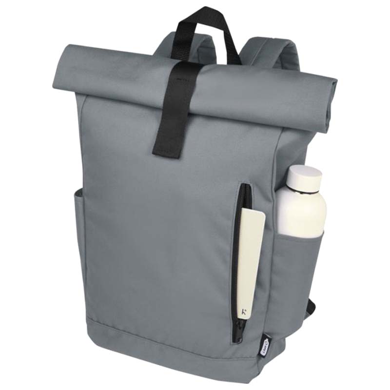 Byron 15.6 inch GRS RPET Roll-Top Backpack 18L image13