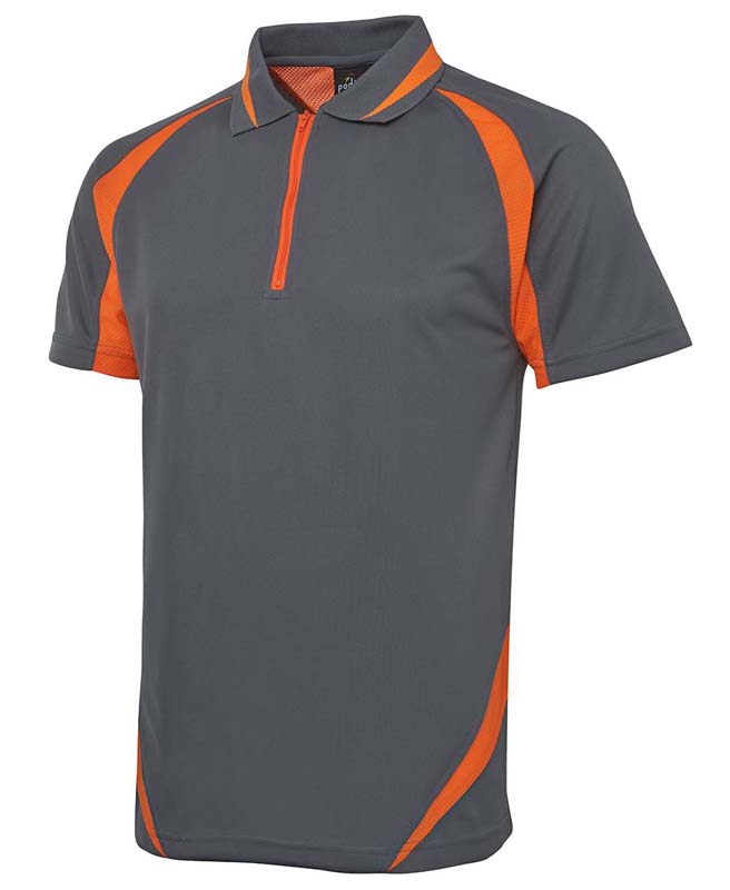 Podium Zip Poly Polo