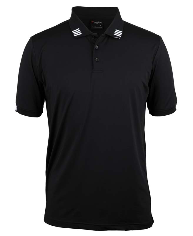 Podium 4 Stripe Stretch Polo image3