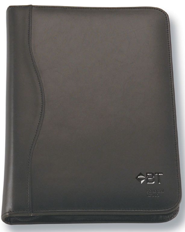 A4 Leather Zippered Compendium image4