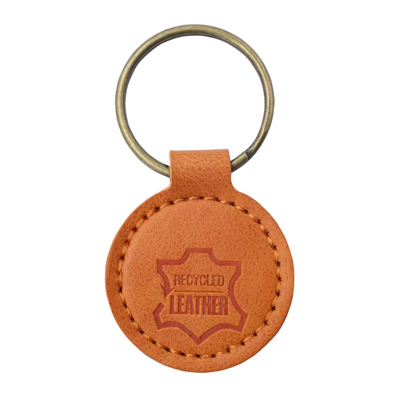 London Recycled Leather Keyring image3