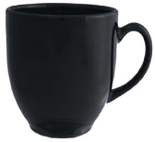 Broadway Black and Blue Ceramic Promotional Mug