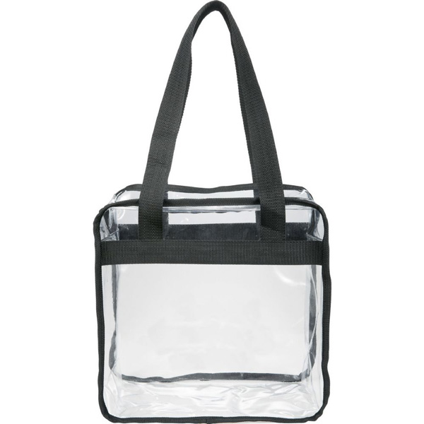 Game Day Clear Zippered Safety Tote