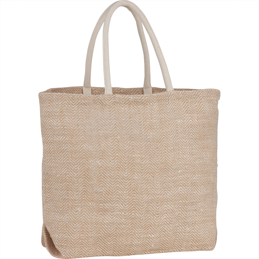 Herringbone Jute Tote image2