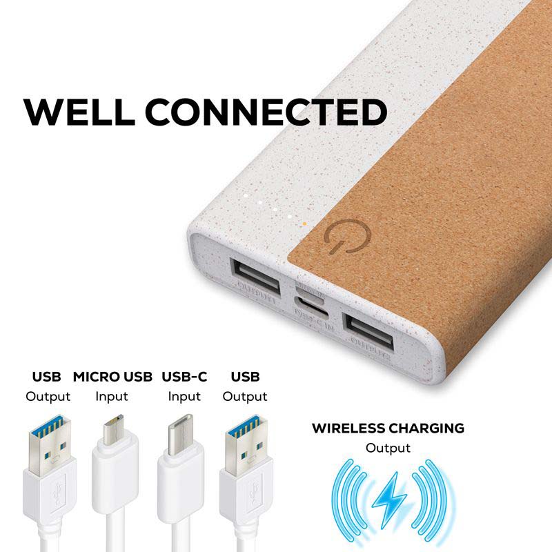 Norfolk Wireless Eco Power Bank - 10,000 mAh (Stock) image4