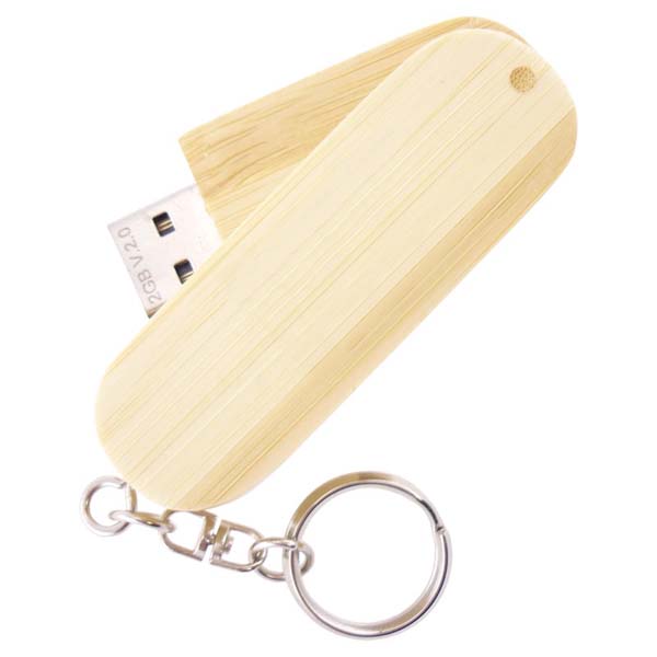 Wooden Swivel Drive 8GB