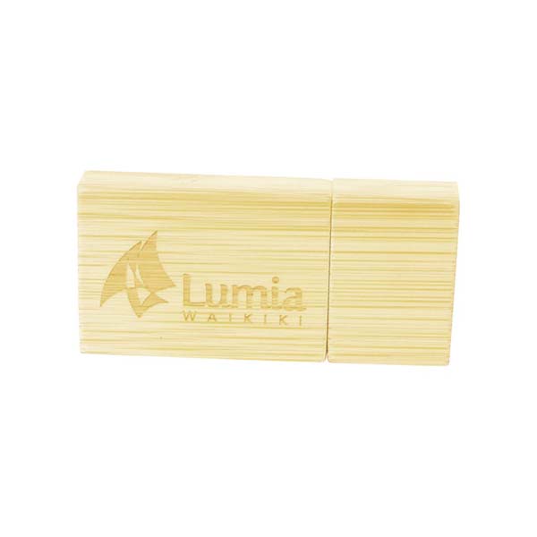 Magnetic Bamboo USB Drive 16GB