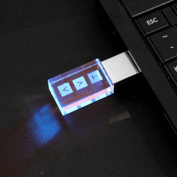 3D Crystal Flash Drive 16GB