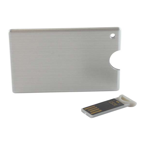 Alu Slide Credit Card Drive 16GB