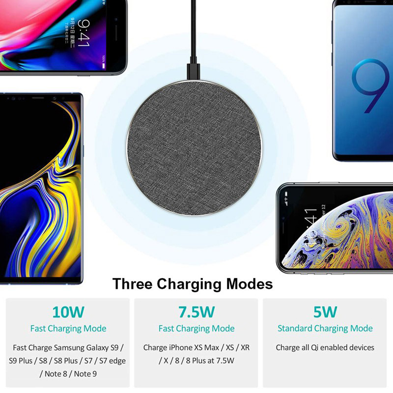 Tweed Fast Wireless Charger - Round image4