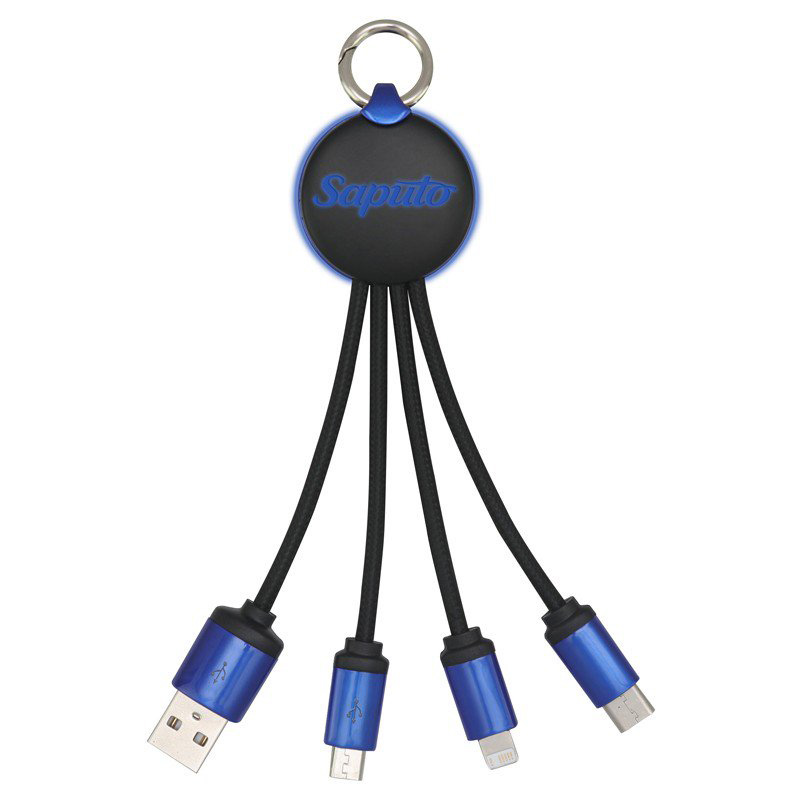 Atesso 3n1 Light Up Charge Cable - Round image5