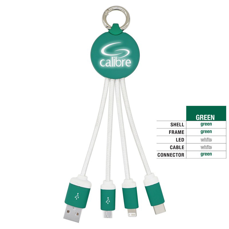 Atesso 3n1 Light Up Charge Cable - Round image15