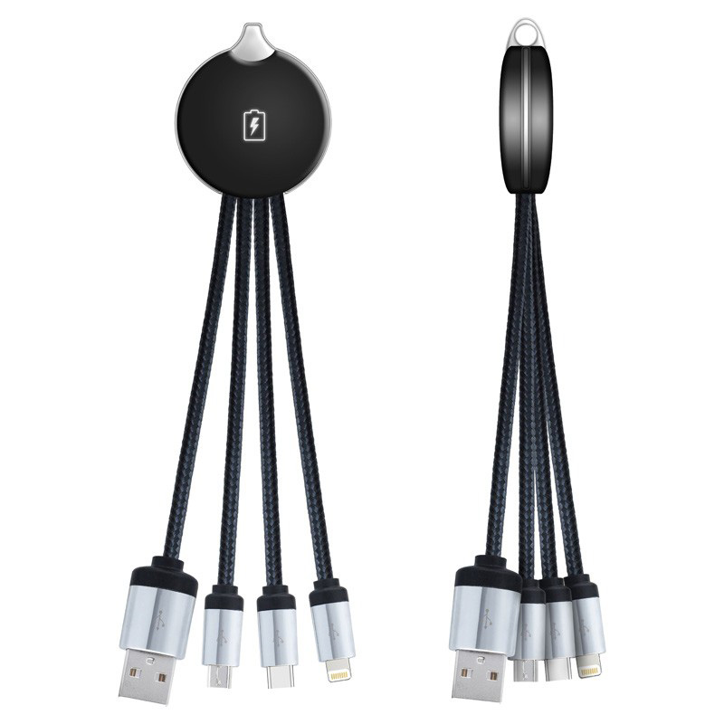 Atesso 3n1 Light Up Charge Cable - Round image4