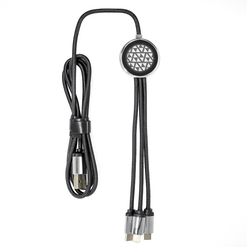 Trent 3n1 Light Up Charge Cable 120cm image2