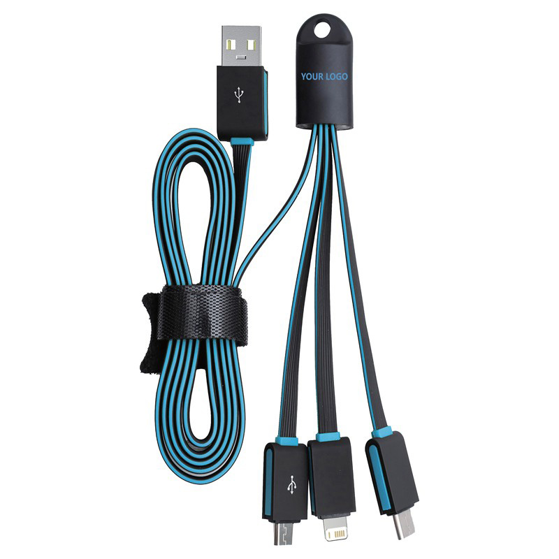 Parma 3n1 Light Up Charge Cable 15CM image3