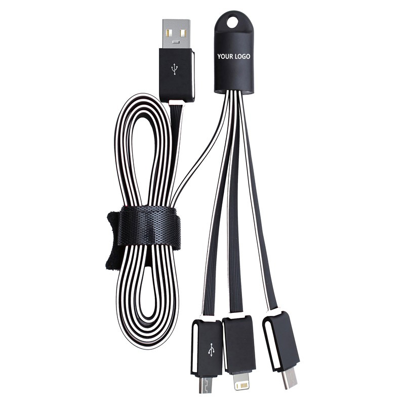 Parma 3n1 Light Up Charge Cable 15CM image4