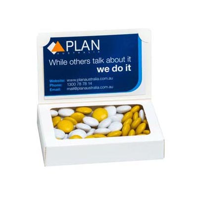 Bizcard Box with Choc Beans 50g