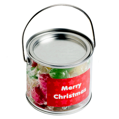 Medium Bucket With Christmas Boiled Lollies image1