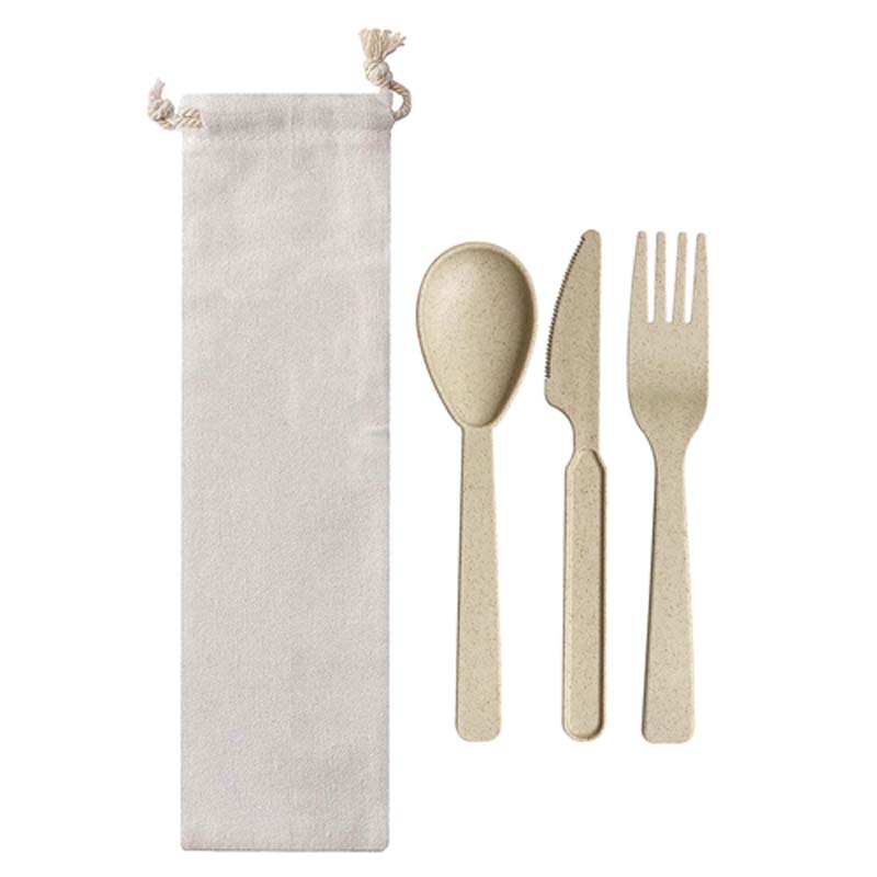 Wheat Straw Utensil in Bag - China Direct image5