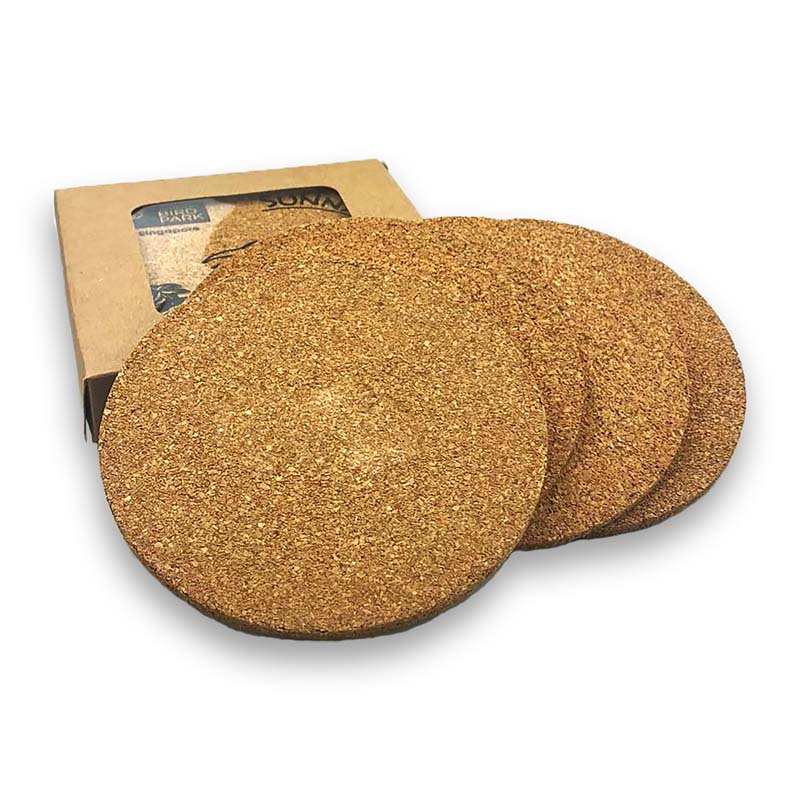 Vineyards Cork Coaster Round Set of 4 image2