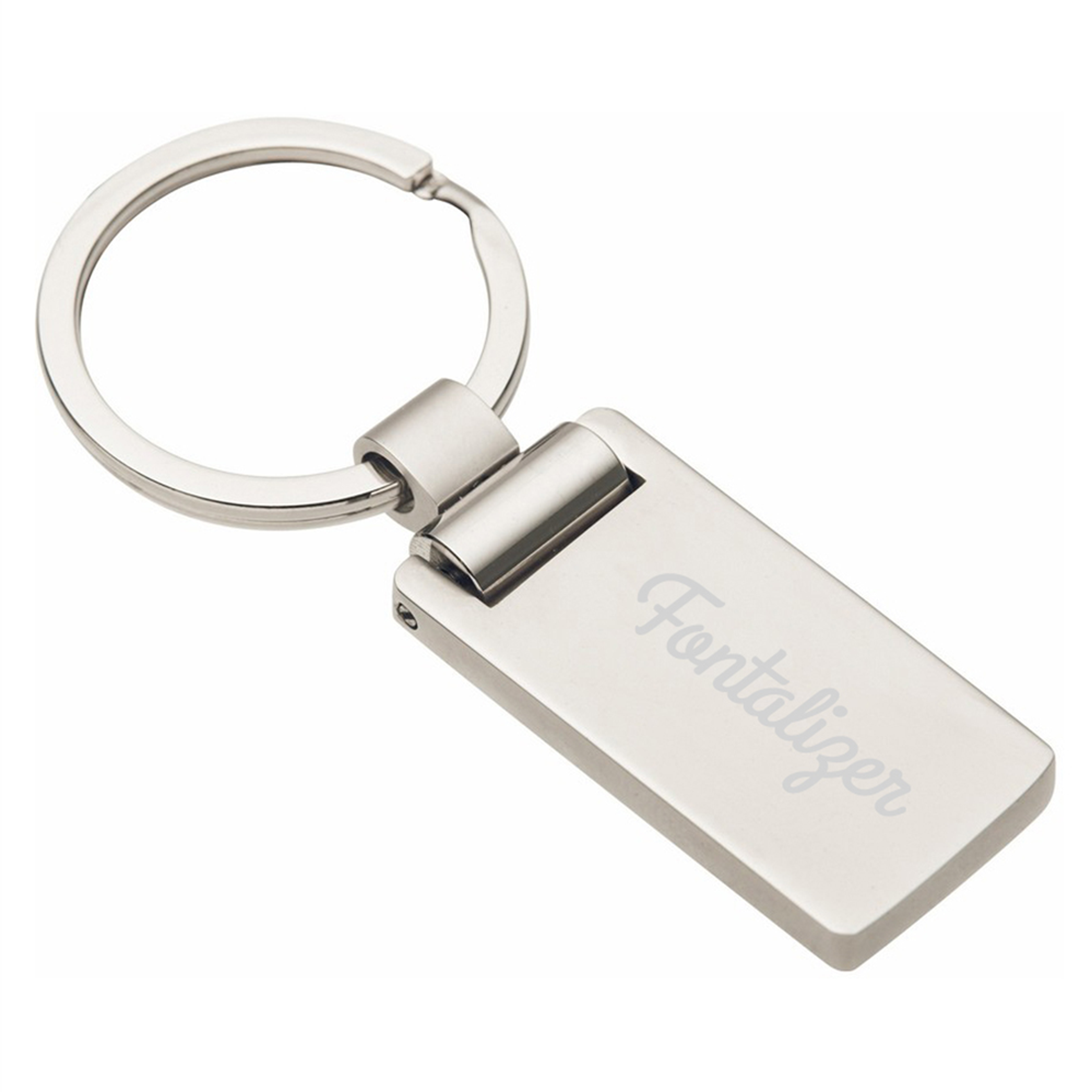 Euro Silver Keyring