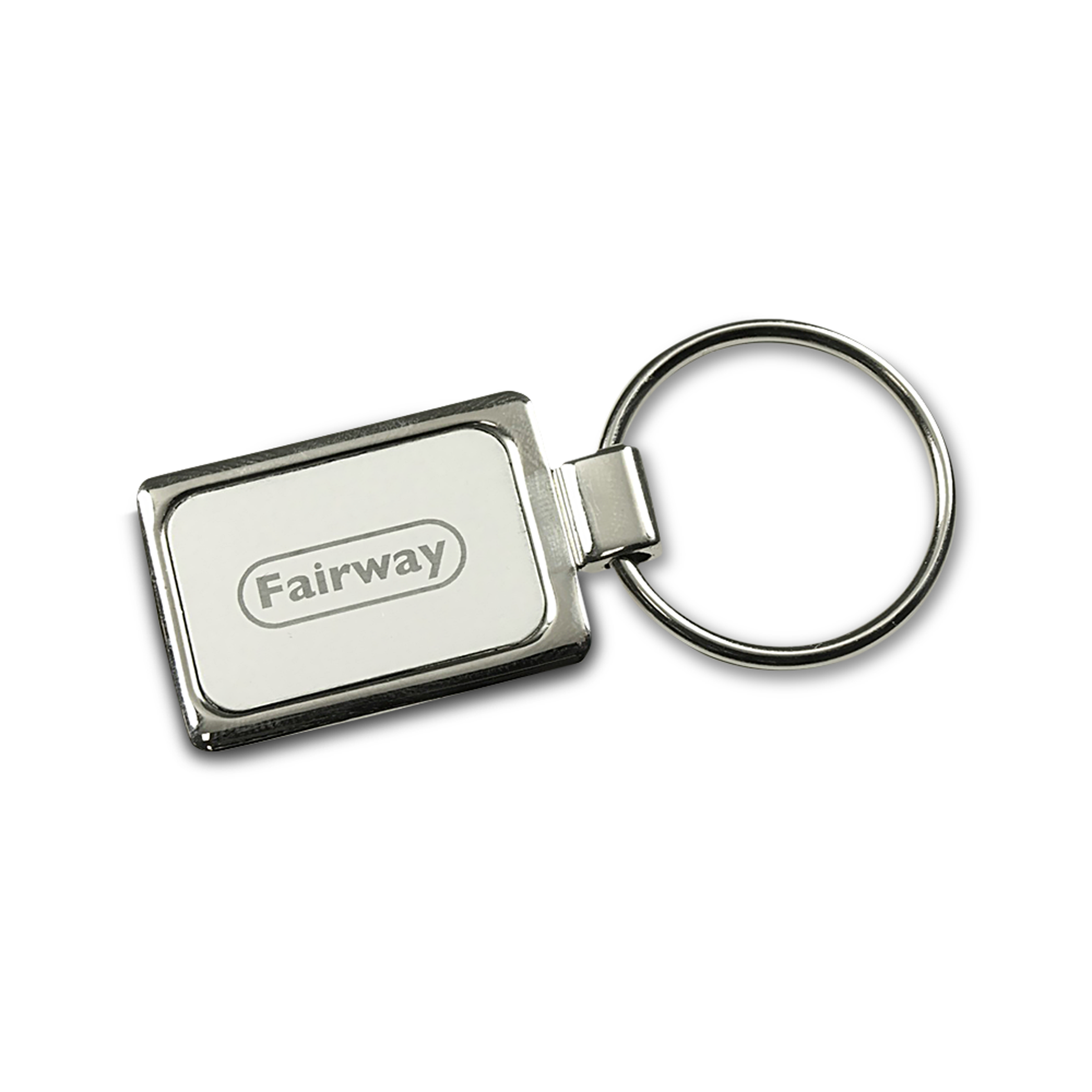 Accent Rectangular Keyring