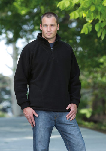 Detailed Polar Fleece Pullover