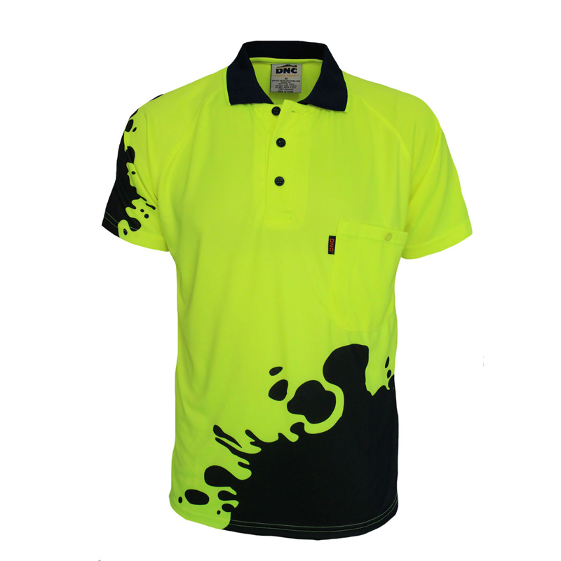 DNC Hi Vis Sublimated Blot Polo