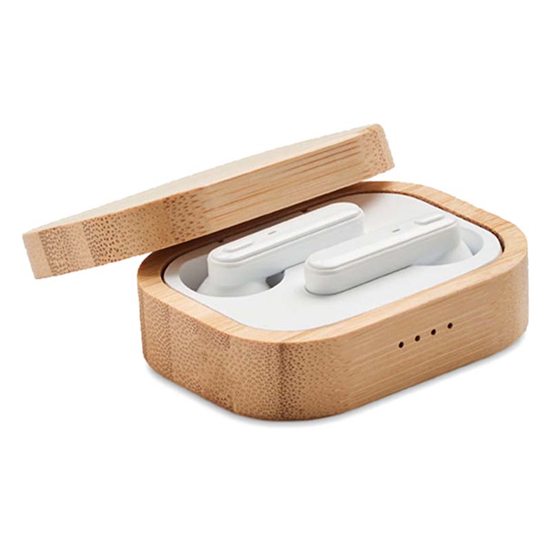 Rockside Bamboo Wireless Earbuds image4