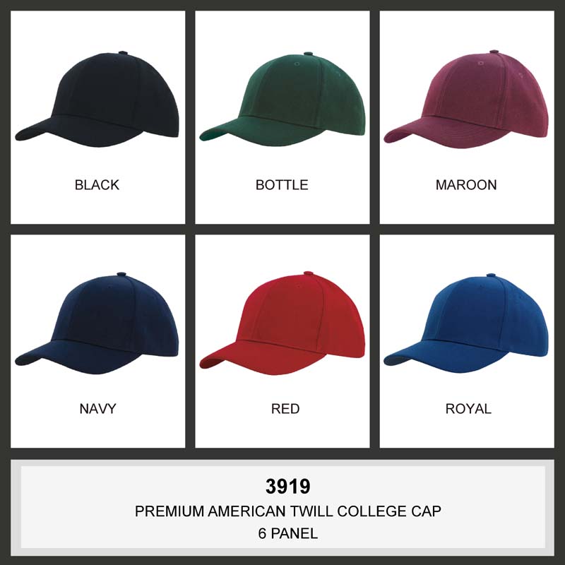 Premium American Twill College Cap image8