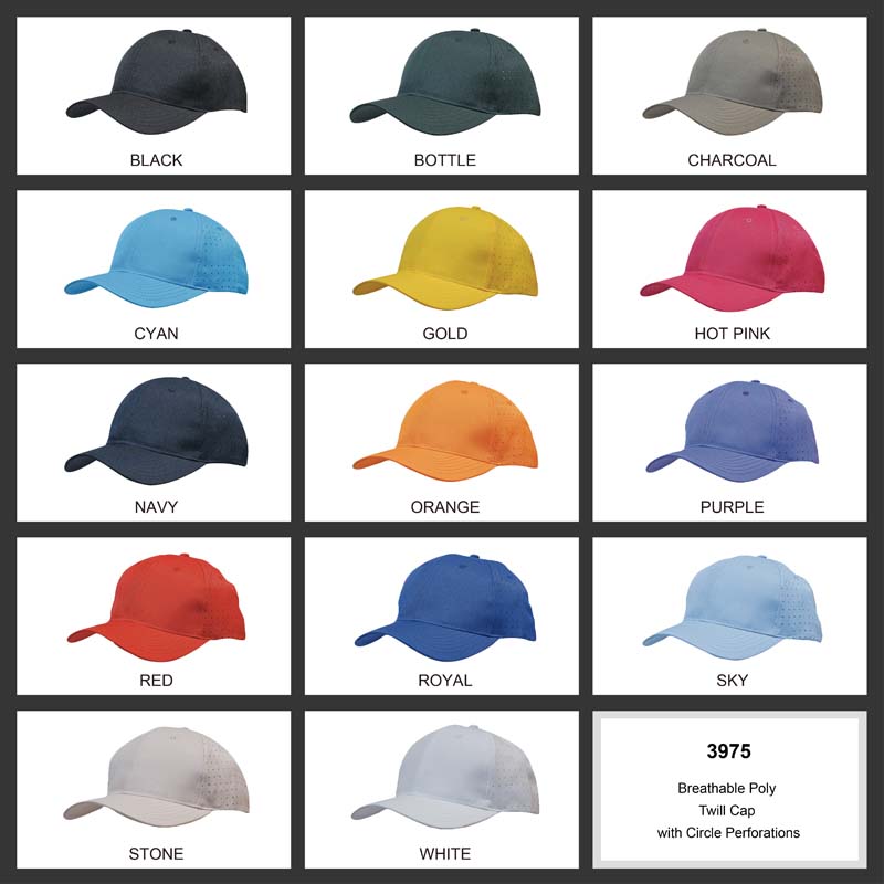 Breathable Poly Twill Cap 6 Panel image2