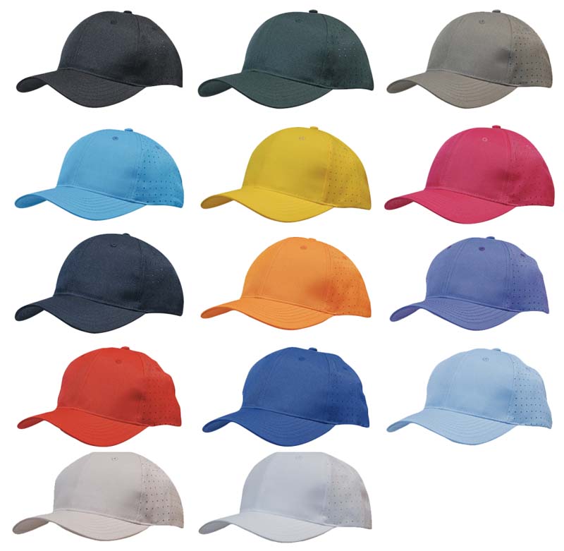 Breathable Poly Twill Cap 6 Panel