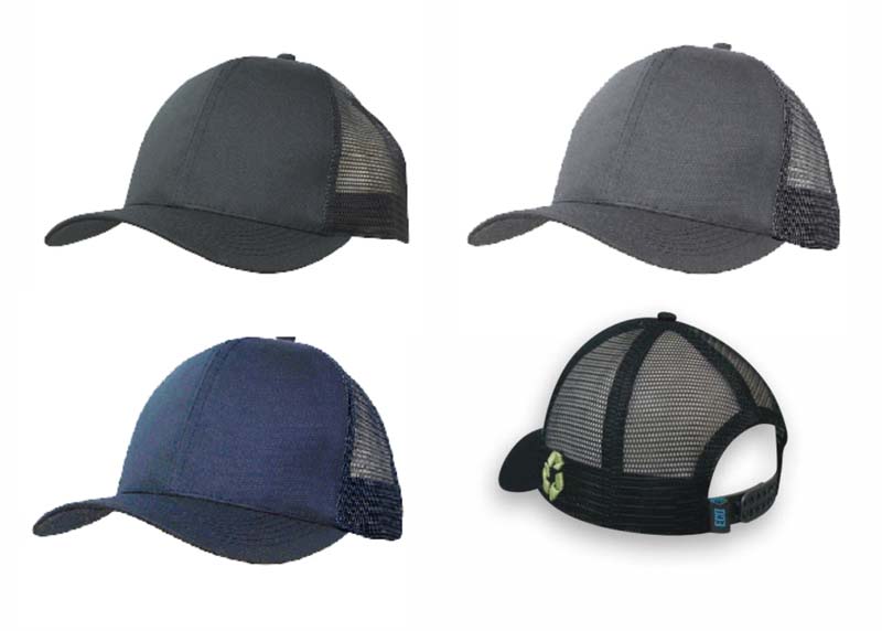 Recycled Breathable Poly Twill Mesh Back Cap