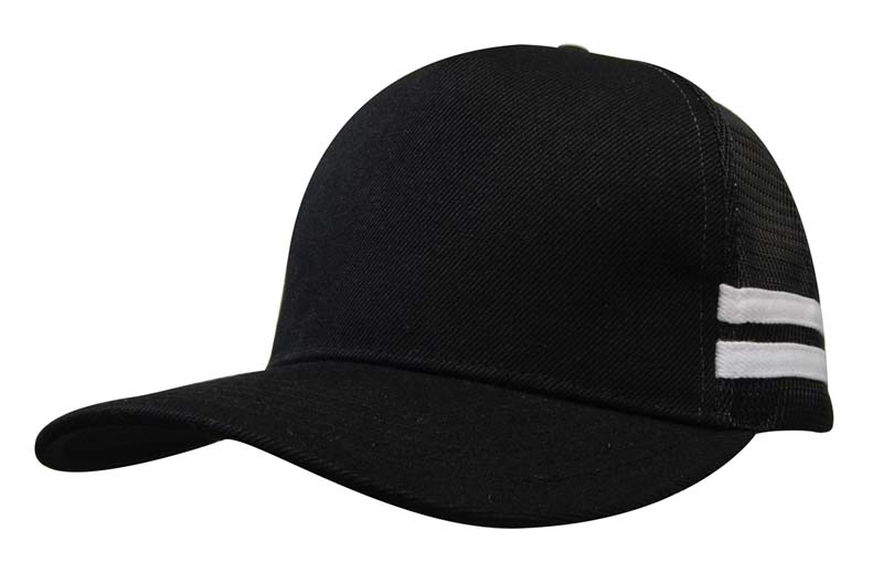 Premium Twill Trucker with Stripes image3