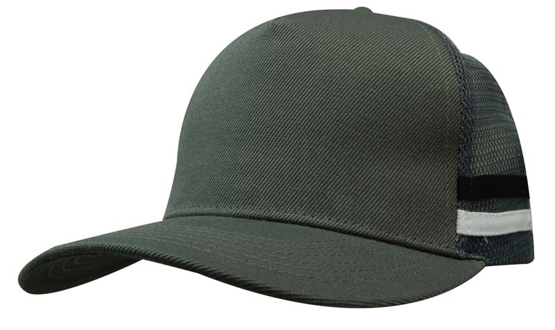 Premium Twill Trucker with Stripes image5