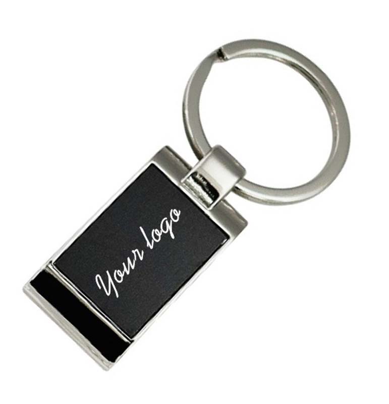 Rectangular Aluminium Keyring