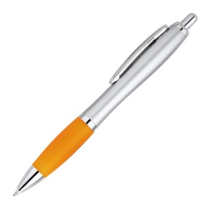 Plastic Pen With Rubber Grip image3