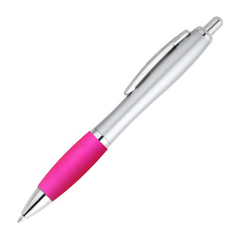 Plastic Pen With Rubber Grip image7