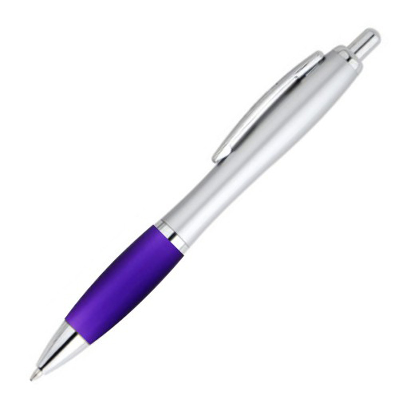 Plastic Pen With Rubber Grip image2