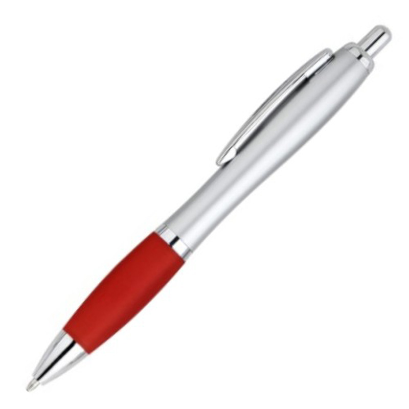 Plastic Pen With Rubber Grip image5