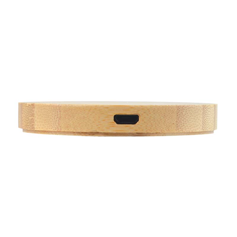 Arc Round Bamboo Wireless Charger image6