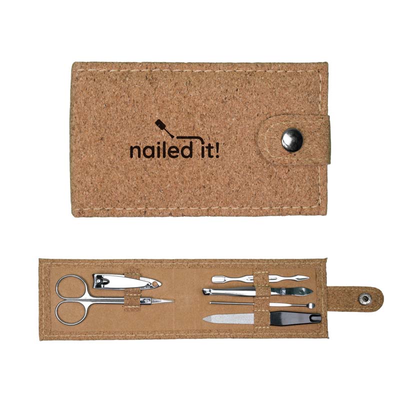 Cork Manicure Set