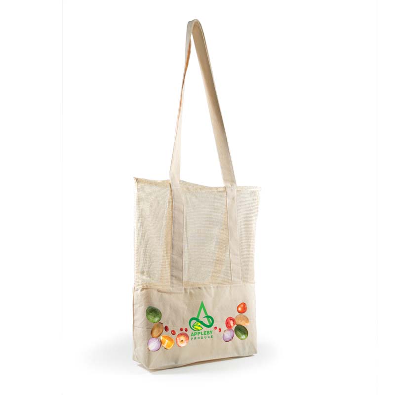 Scoot Calico / Mesh Tote Bag image1