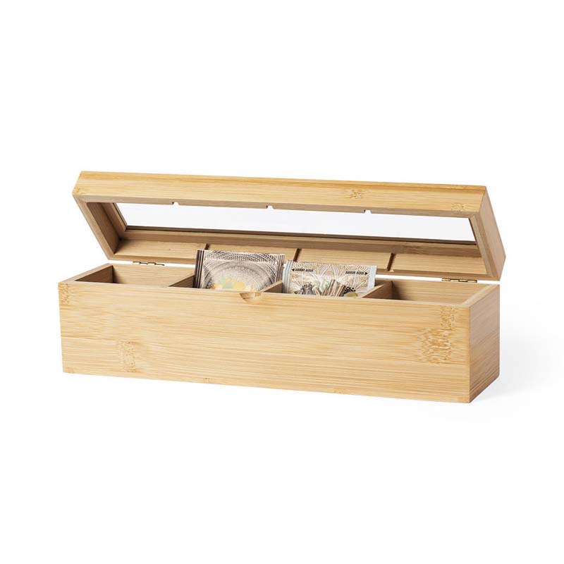 Bamboo Tea Storage Box image3