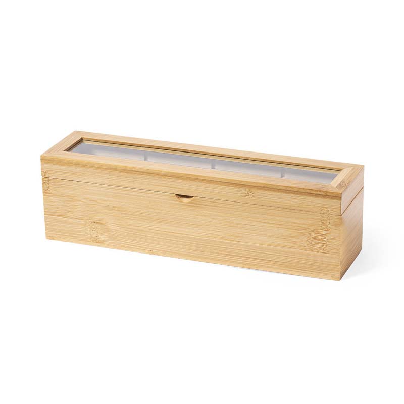 Bamboo Tea Storage Box image4